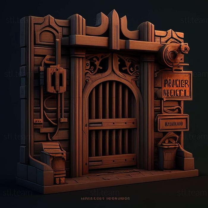 3D модель Игра Prison Architect Escape Mode (STL)
